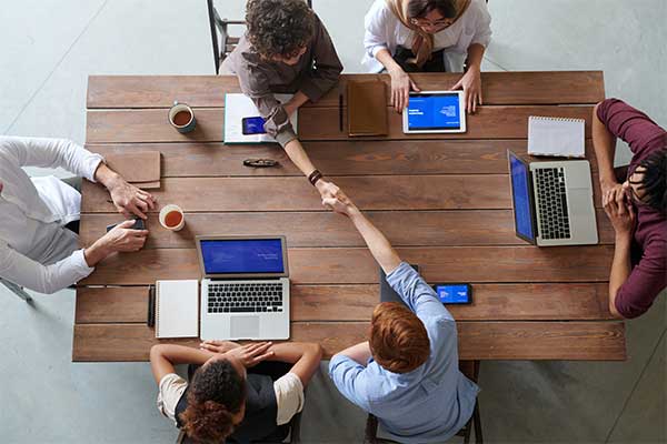 Ilustrasi pendampingan bisnis